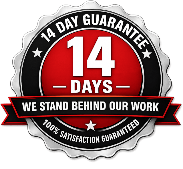 Vent Pro NYC 14-day satisfaction guarantee — we stand behind our work